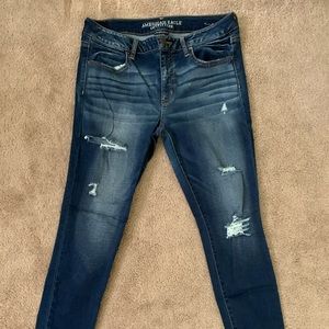 Dark wash jeggings